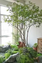 高級擬生植物マツバボタンの観葉植物【大型人工樹木・インテリア装飾用】