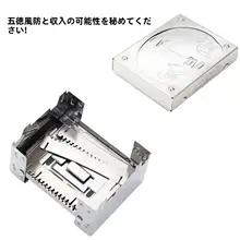 アウトドア用ソロキャンプ ステンレス製ミニドイツ式ストーブセット【風防付き・ポケ ットストーブ・高さ調整可能】