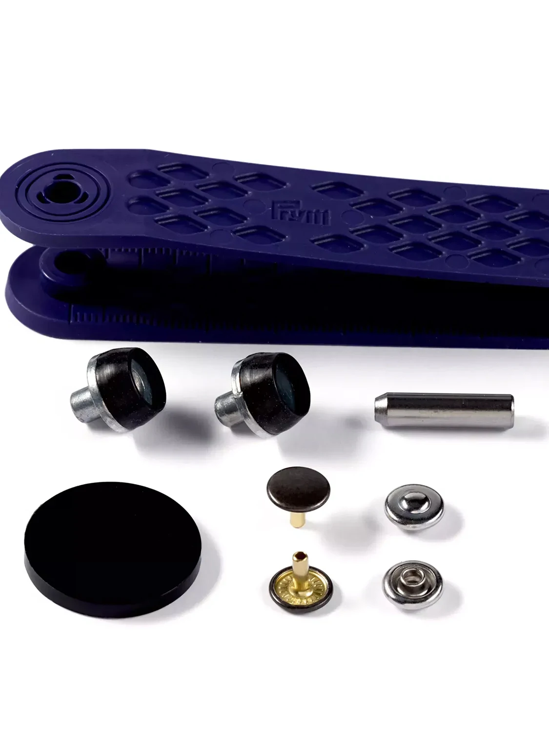 輸入品 プリム製 ドット打ち込みリベット型抜き器：マルチツールのプライヤー機能と金属ボタン固定用途の実用性