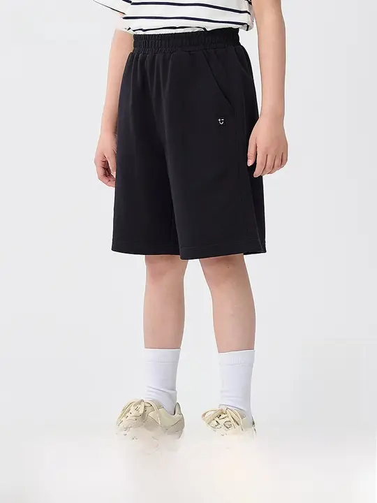 子供用ショートパンツ【夏季用・ストレート・カジュアル・通気性・薄手・男女兼用】（セットアップ対応）