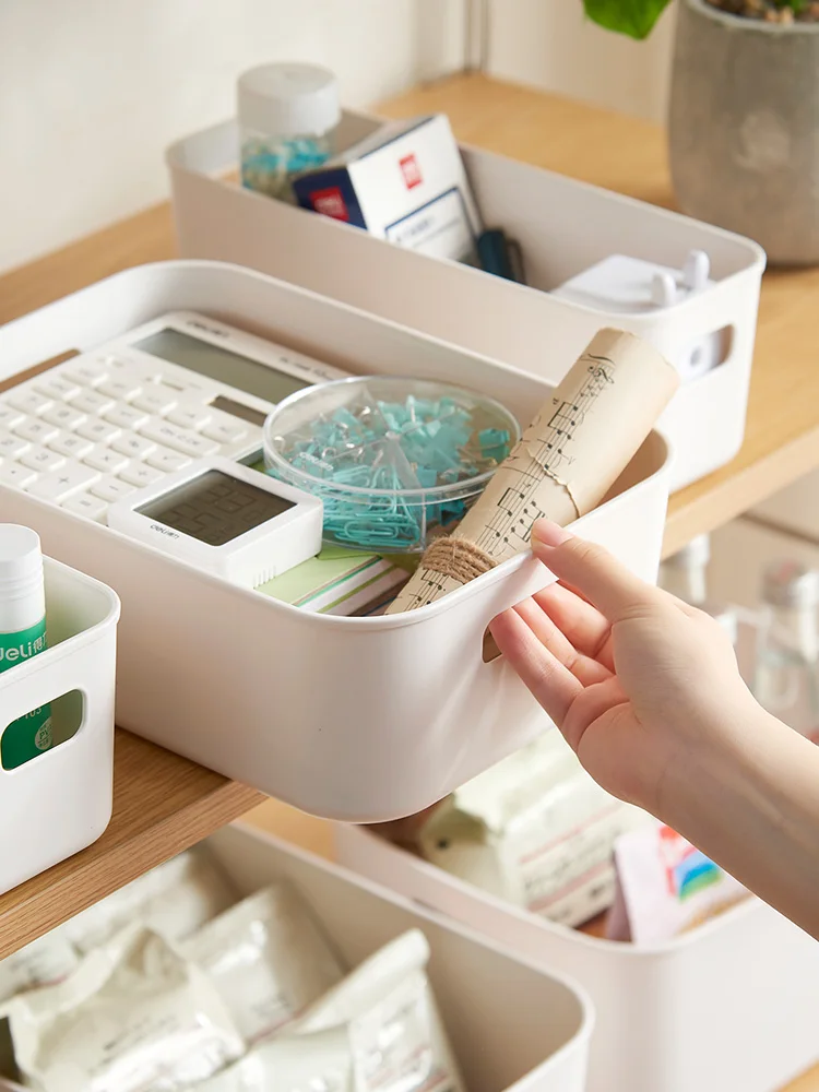 デスク用収納ボックス：安琴70448の小清新デザインと26L大容量が実用性を実現