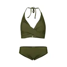 シンプルなデザインのビキニ水着【女性用・三角型・温泉用】