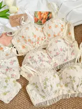 日本の花柄 ブラ セクシーガール ピュアディザイア レース