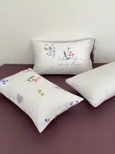 極上の柔らかさの花束デザイン全棉枕カバー【フレンチスタイル・肌触り抜群】