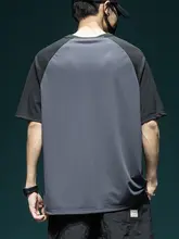 蜂巣デザインのアイスシルク半袖Tシャツ【メンズ・ゆったりフィット・通気性・速乾性・スポーツ用】