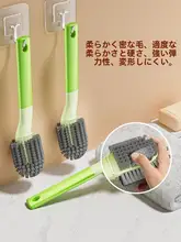 家庭用マルチ機能柔らかい毛の靴ブラシ【全包式・靴を傷めない】
