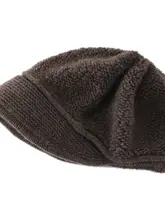 白鹅绒使用のニット帽【秋冬用・暖かく厚手・ベースボールキャップ・防寒デザイン】