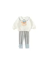 女の子用春秋ファッションセットアップ【おしゃれなデザイン・快適なコットン素材】（セットアップ対応）