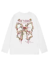 アメリカンスタイルのゆったりとした長袖Tシャツ【男性用・コットン素材・カジュアル】