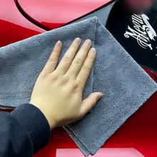 極上の柔らかさの超細繊維タオル【車用ワックス・洗車用・傷をつけない】