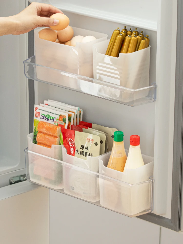 食品保存用冷蔵庫サイドドア収納ボックスNC520：小サイズと特大サイズの収納効率を実証