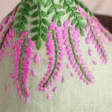 北欧風 手刺繍キッチン鍋カバー【三角型・防熱・厚手布製】