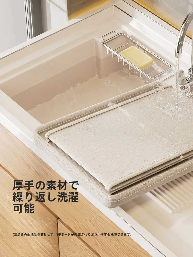 キッチンをスッキリ整理！収納グッズおすすめ　洗える麻混布ボックスの完全ガイド