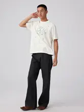 ヴィンテージロゴデザインのダイアモンドTシャツ【銅製スタッズ付き・印刷デザイン】