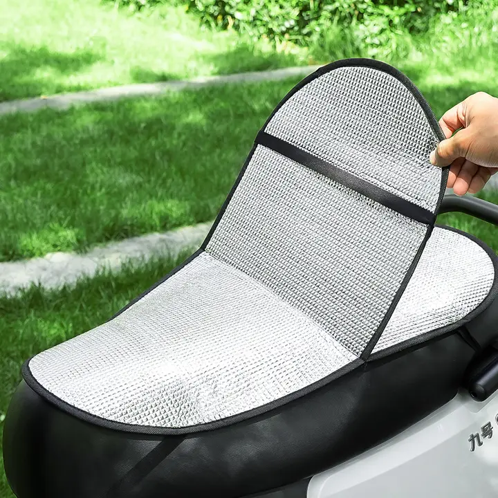 通用タイプの電動バイク用防水シートカバー【夏用・熱さ対策・防焼け】