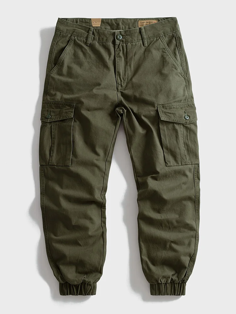 春服 メンズ | 重厚コットン製 ビンテージ風 ルーズフィットジョガーパンツの定義と実用性