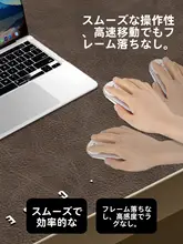 高級感あふれるグレーの大理石風マウスパッド【超大・デスクトップ用・ゲーミング・オフィス】