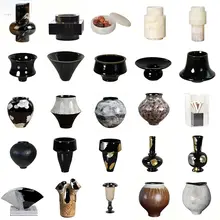 手描きの景徳鎮陶器花瓶【新中式デザイン・インテリア装飾用・豪華な雰囲気】