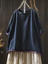 夏用ゆったりカジュアルTシャツ【短袖・洗練されたデザイン・女性用】