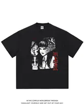 半袖Tシャツ ユニセックス 伊藤潤二 富江 TOMIE ホラー 映画 ヴィンテージ「HotStone」