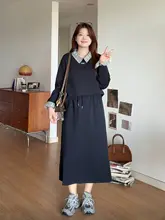 トレンド感満載！春用プルオーバーとスカートのコーデ（セットアップ対応）
