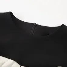 優雅な印象のノースリーブリボン付きワンピース【スリムフィット・夏用】