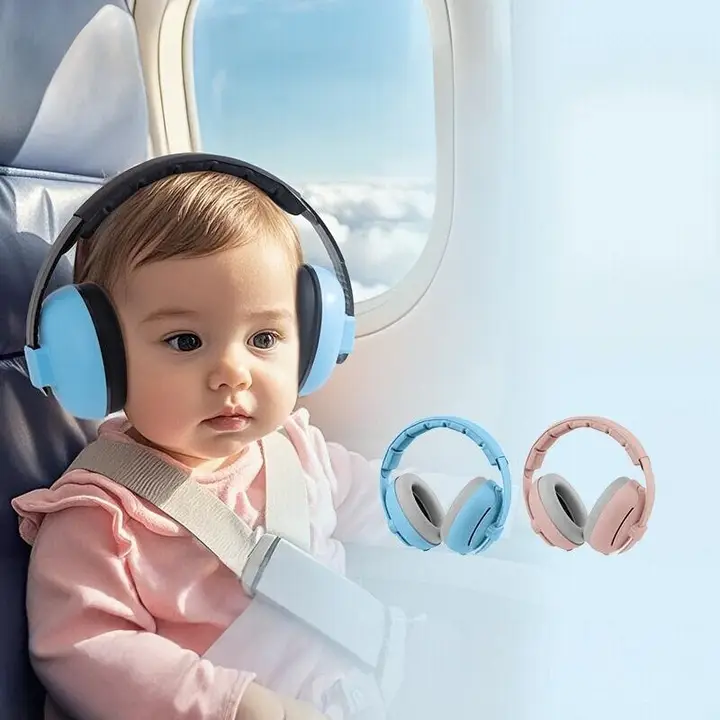 子供用防音イヤーマフ【快適な睡眠・飛行機や新幹線に最適】