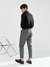 JSSD HOMME メンズビジネスカジュアルパンツ【春秋用・スリムフィット・ストレートパンツ】