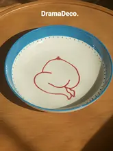 オリジナル手描き陶器フルーツプレート【創意的な誕生日ギフト・カジュアルパーティー用】