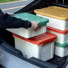 大容量車載収納ボックス【厚手・トランク用・整理整頓】