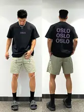 デザイン印刷入り 半袖Tシャツ【カジュアル・コットン使用・小さめの襟】