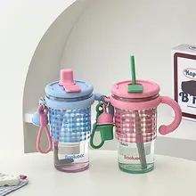 夏にぴったり！大容量プラスチックストローカップ【耐高温・オフィス用・女性向け】