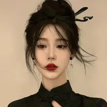 優雅な古風の花飾りヘアピン【女性用・新中式・高級感・クラシックデザイン】