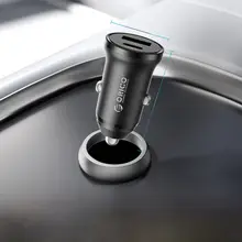 Orico 車載充電器【急速充電・シガーソケット用・二口タイプ】