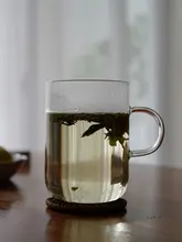 高硼珪素ガラスの水差し ハンドル付き お茶 カップ コーヒーカップ アウトドア