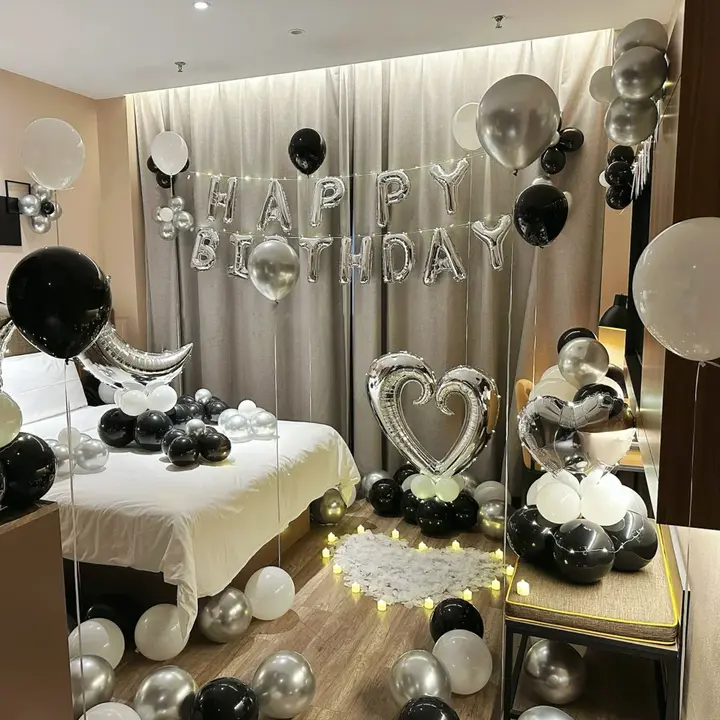 誕生日パーティー用装飾バルーン【ホテルシーン・男の子・女の子・成人式用・背景装飾】