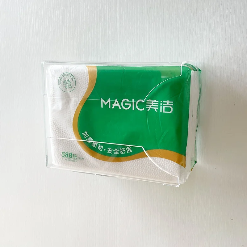 日用品宅配でトイレットペーパーの整理が楽になるのは、この壁掛け収納ボックスの秘密？