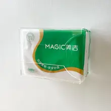 便利な壁掛けトイレットペーパー収納ボックス【穴あけ不要・デコラティブデザイン】
