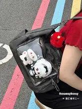 日常使いに最適！透明デザインのショルダーバッグ【二次元・斜め掛け・小さいサイズ】