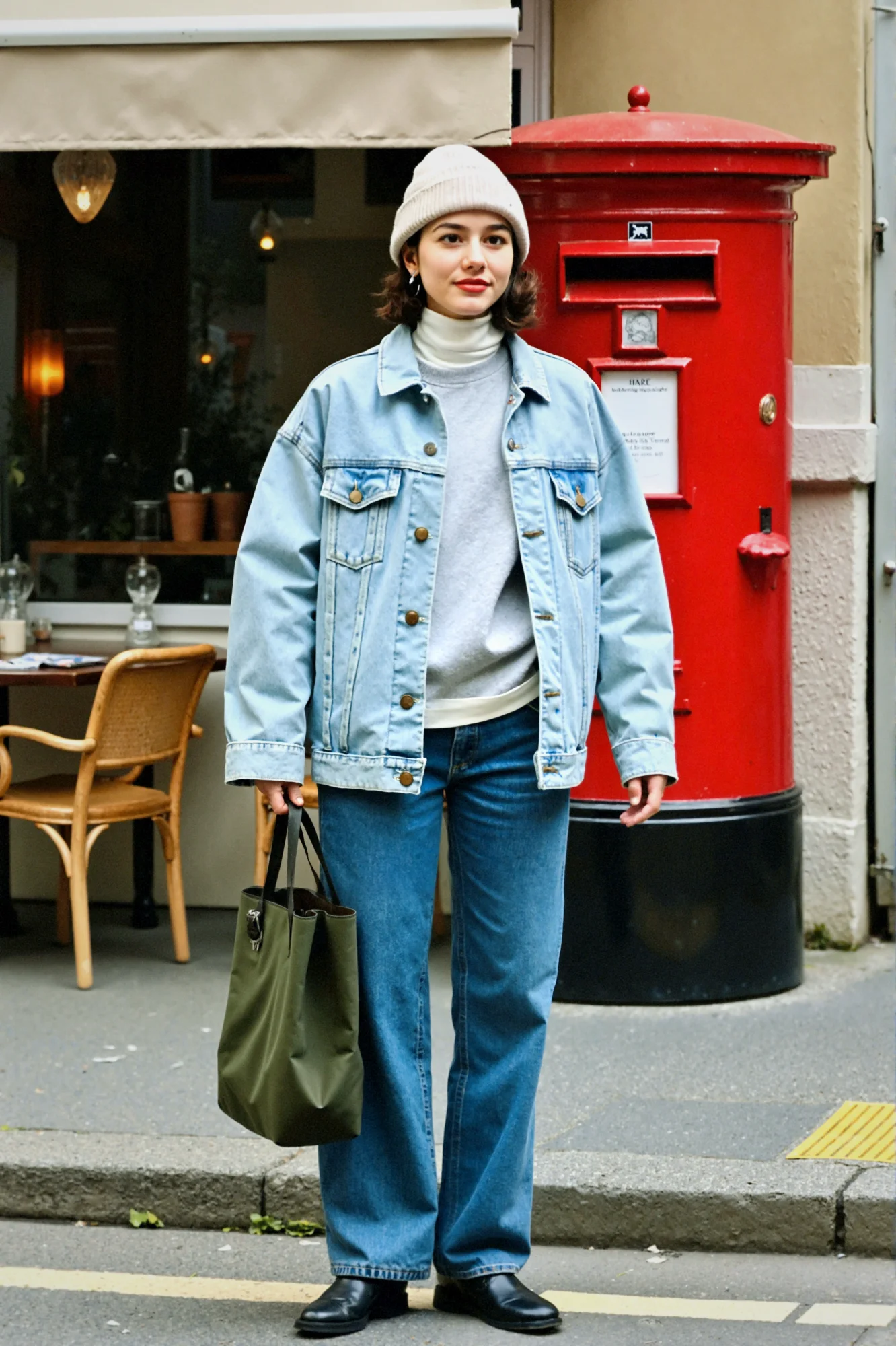 大人可愛い服 50代コーデ 完全ガイド｜大Vネックニットの着こなし術