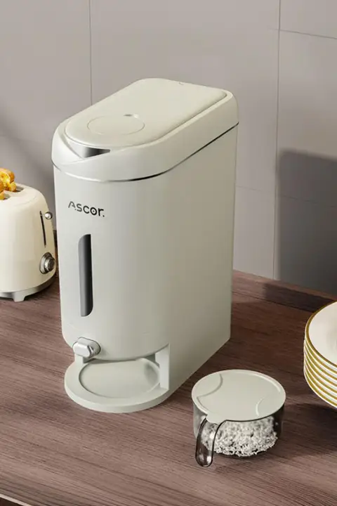 食品級米用密閉保存容器【防虫・防潮・プッシュ式】