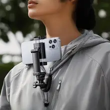 首掛け式スマホスタビライザー【アクションカメラ用・着用タイプ・Vlog撮影対応】