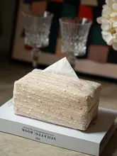 ピンクのティッシュボックス【リビング用・デスクトップディスプレイ・収納可能】
