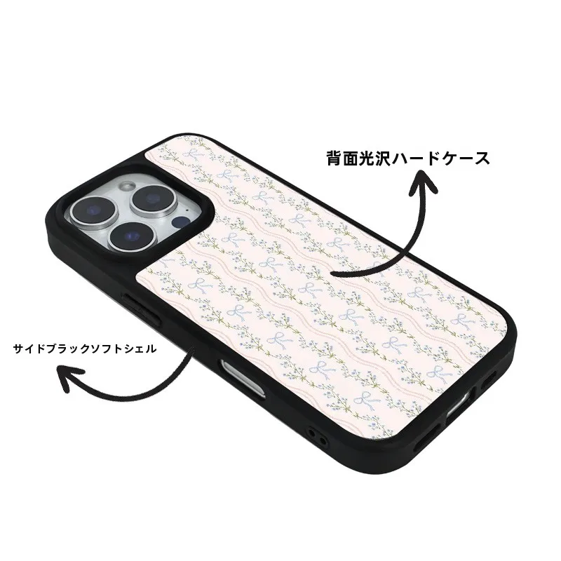 iPhone13プロ用手帳型ケースはどんな感じ？花柄が人気の「蝶結び」デザインがおすすめ！