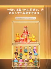 透明アクリル製のフィギュア展示ラック【ブラインドボックス収納・おもちゃや人形用】