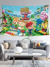 あつまれ どうぶつの森 モニター背景用ポスター【ゲーム関連・インテリア装飾用・布製】