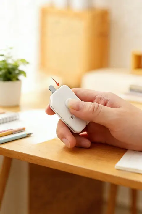 可愛らしいミニカッター【二役・開封用・ロープカッター付き】