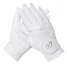柔らかく通気性抜群のゴルフ用 レディースグローブ【防滑・ホワイト】