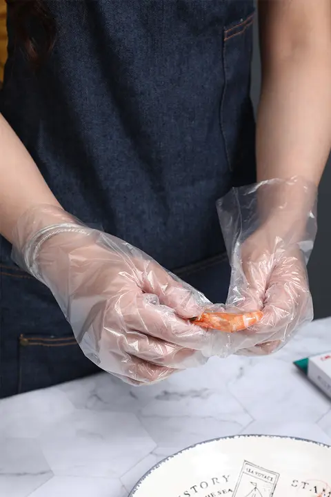 使い捨てCPE手袋【食品用・特厚・各サイズ対応】