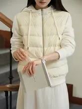 ChillCozy 限定版 旅行用 90%白鹅绒＆希少山羊绒使用のショートダウンジャケット